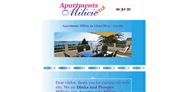 Desktop Screenshot of apartmentsmilicic.com